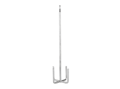 7 Hammered rebar square head double mountain